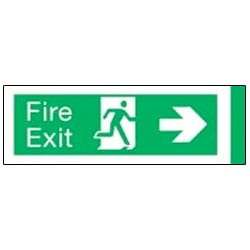 Fire Exit Arrow Right Sign