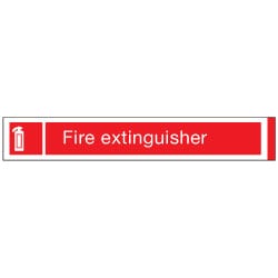 Fire Extinguisher Aluminium Sign