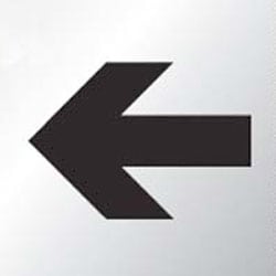 Aluminium Directional Arrow Sign