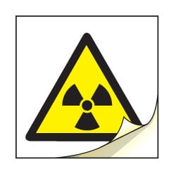 Radiation Symbol Safety Labels