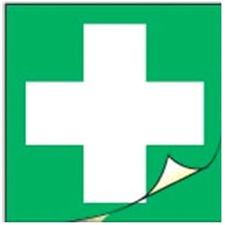 First Aid Symbol Safety Labels