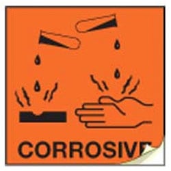 Corrosive CHIP Labels