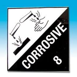 Corrosive 8 Labels