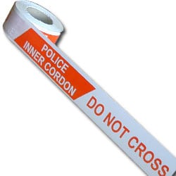 Police Inner Cordon Do not cross Barrier Tape