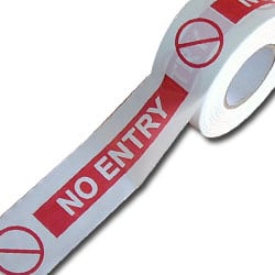 Barrier Tape - No Entry