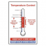 Temperature Control Safety Sign for Kitchens