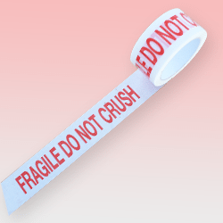 Packaging Tape - Pre Printed - Fragile Do Not Crush