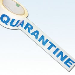 Packaging Tape - Pre Printed - Quarantine