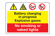 Battery Charging signs