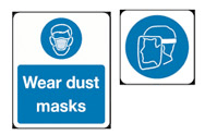 Face Protection Signs
