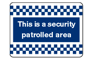 Security Patrol Signs