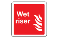 Wet Riser Signs