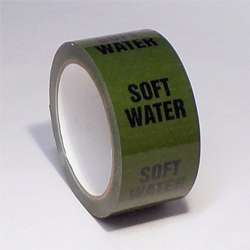 Pipe ID Tape – Soft Water - 50mm x 33M