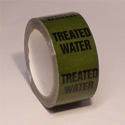 Pipe ID Tape – Treated Water - 50mm x 33M