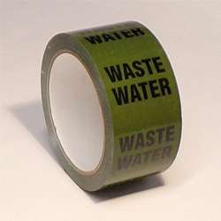 Pipe ID Tape – Waste Water - 50mm x 33M