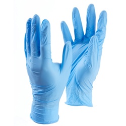 Powder Free Blue Nitrile Disposable Gloves