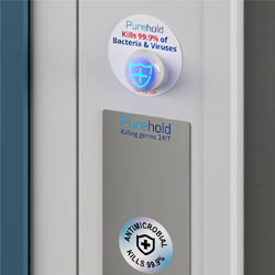 Purehold PUSH Antimicrobial Door Push Plate (with VHR Technology)